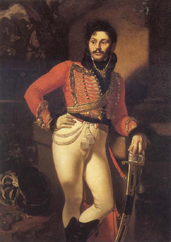 Portrait of Yevgraf Davydov,Colonel of The Life-Guards, Kiprensky, Orest